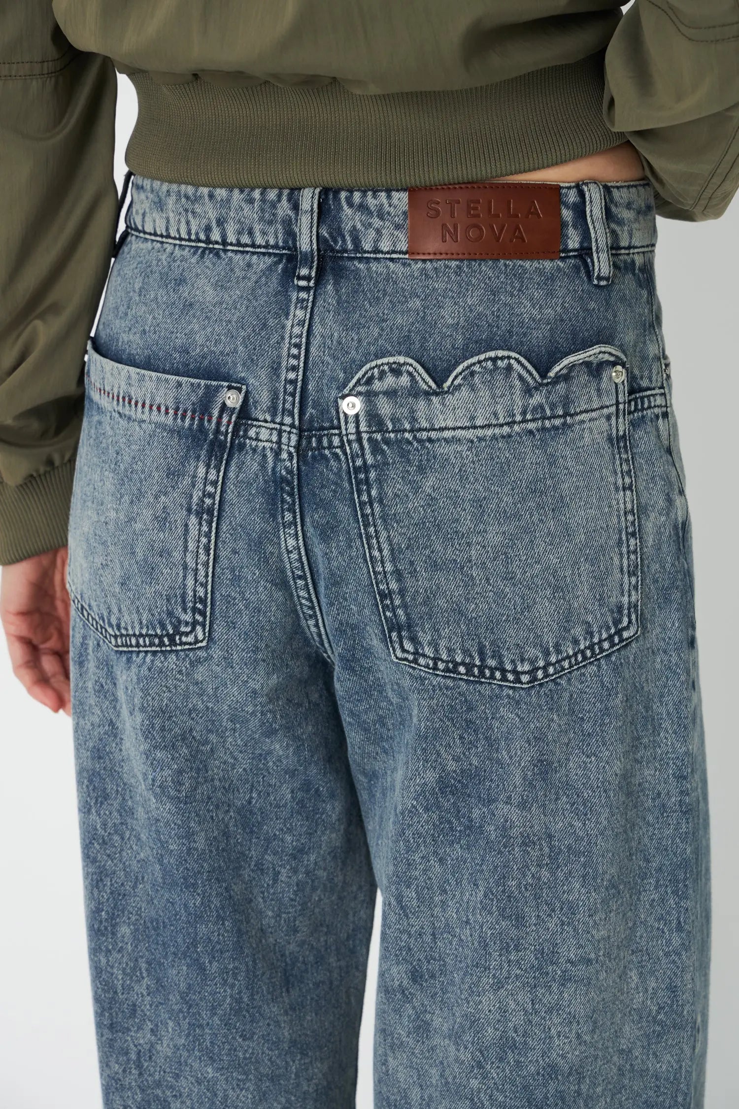 Stella Nova Scallop Edge Pants Pants 305 Denim Blue