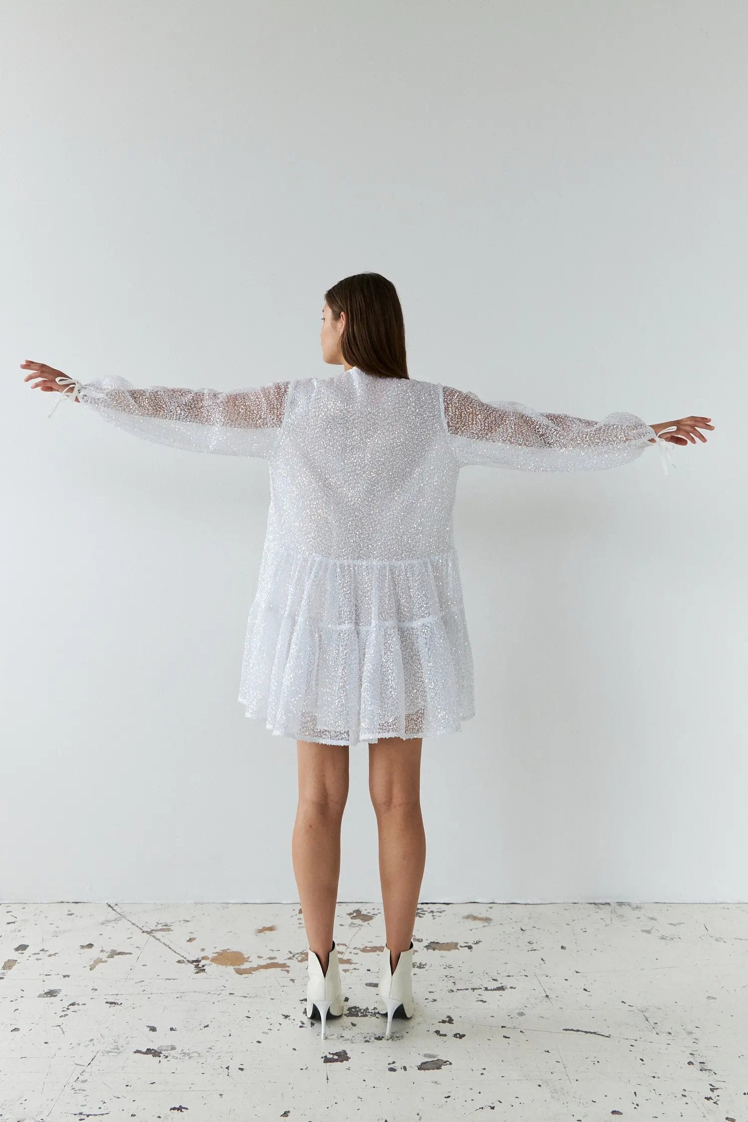 Stella Nova Sequins mini dress Dress 187 Mother of Pearl