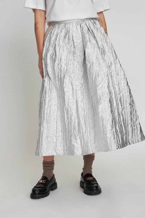 Stella Nova Silver bomb skirt Skirt 914 Pearl Silver