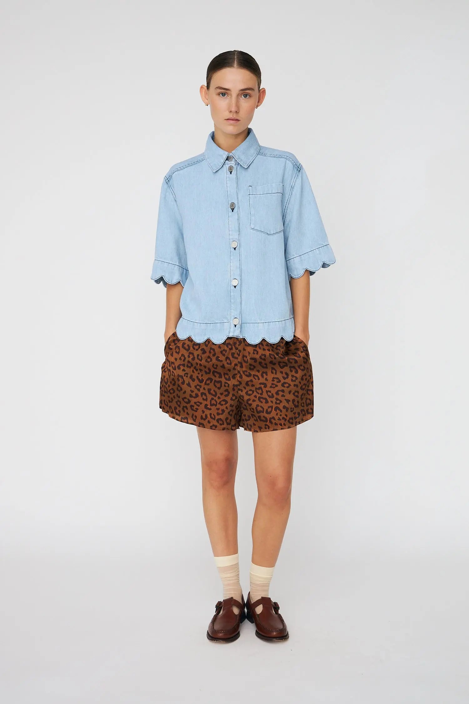 Stella Nova Soft Denim Shirt Shirt 302 Light Blue