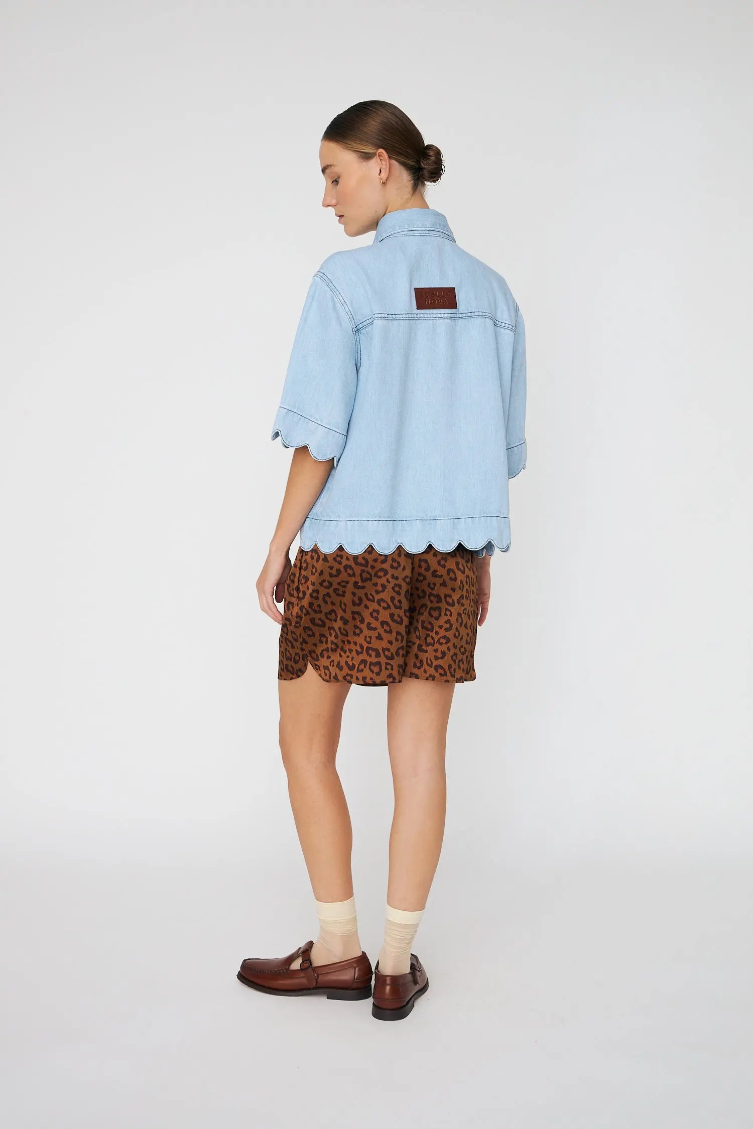 Stella Nova Soft Denim Shirt Shirt 302 Light Blue