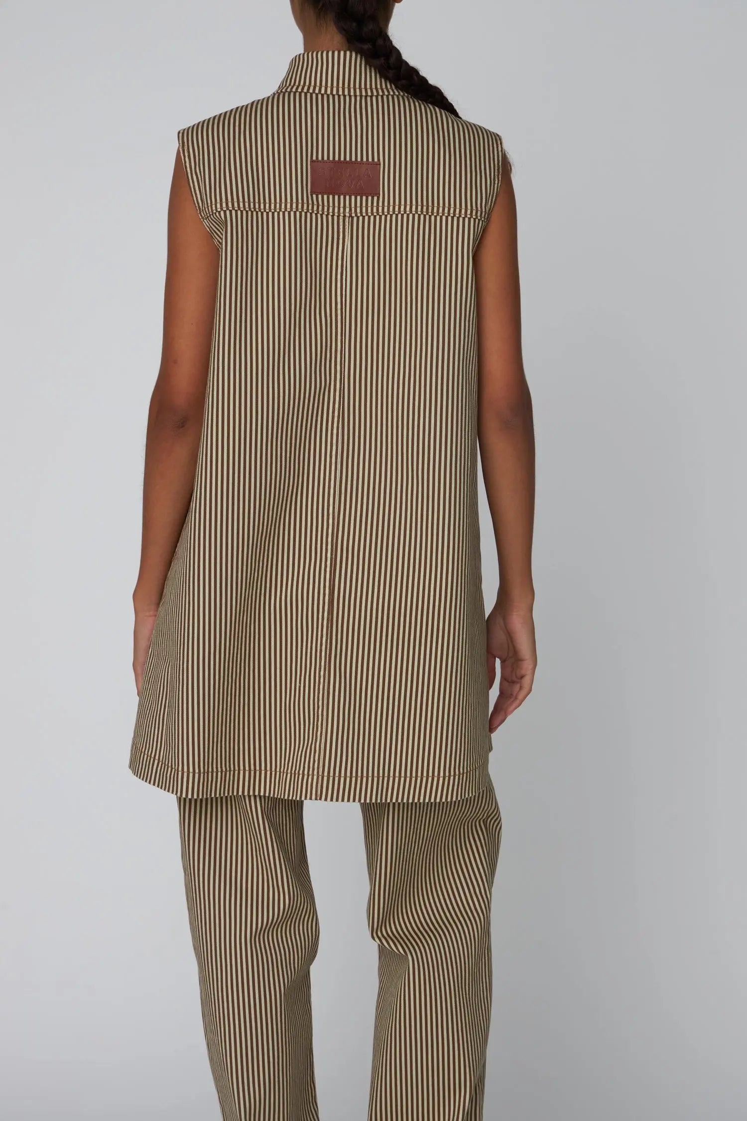 Stella Nova Striped Denim Dress Dress 166 Stripes