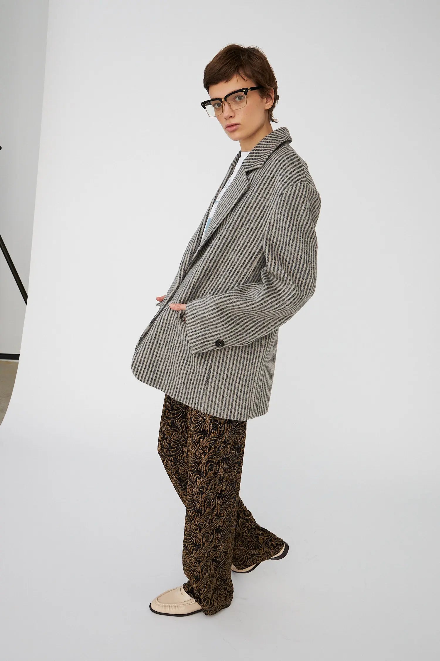 Striped-Oversized-Wool-Blazer-