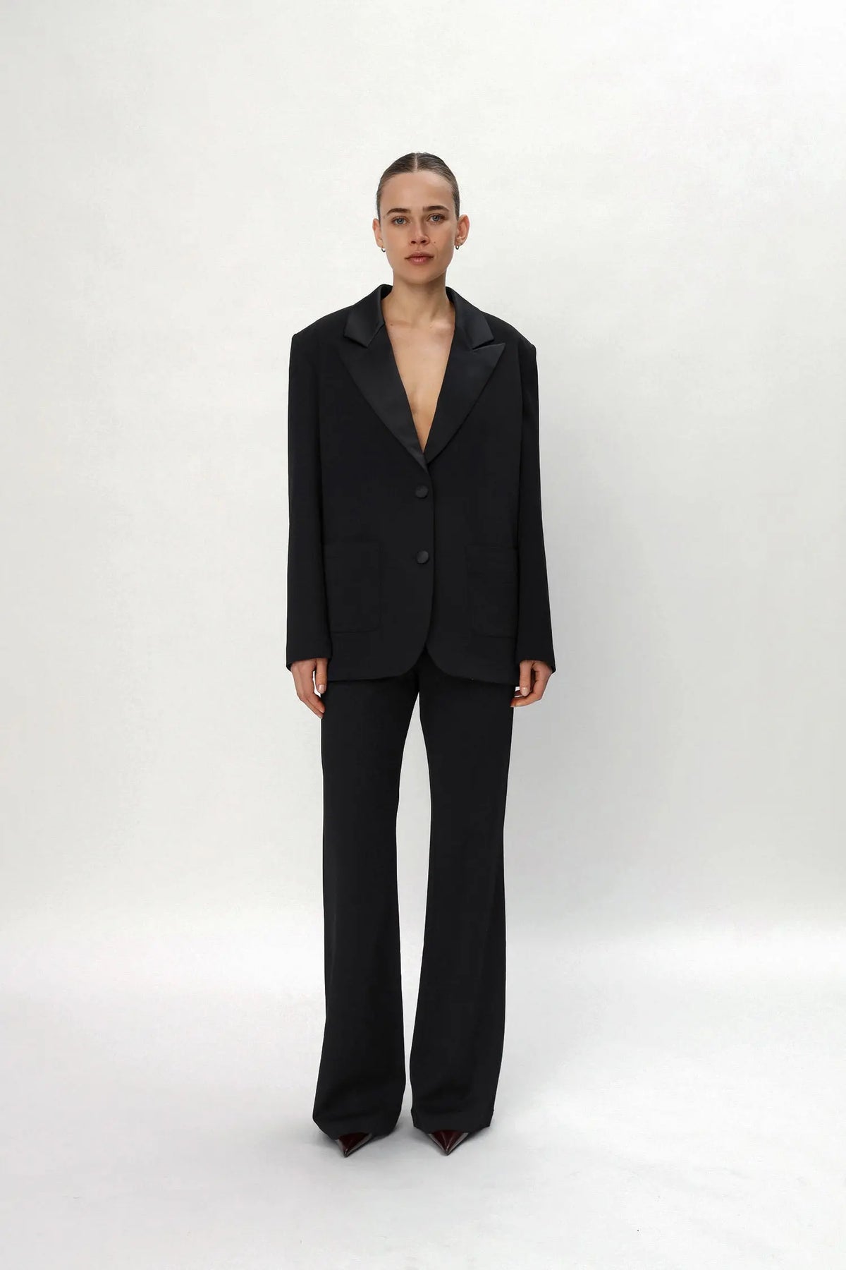 Stella Nova Tuxedo Blazer Blazer 999 Black