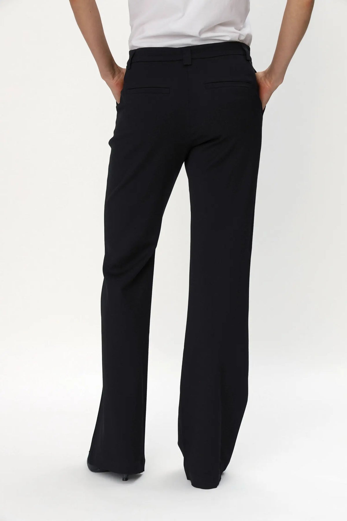 Stella Nova Tuxedo Flared Pants Pants 999 Black