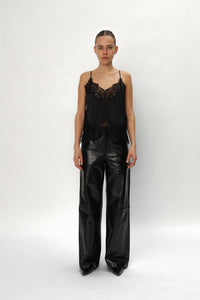 Underlayer Lace Top - Black