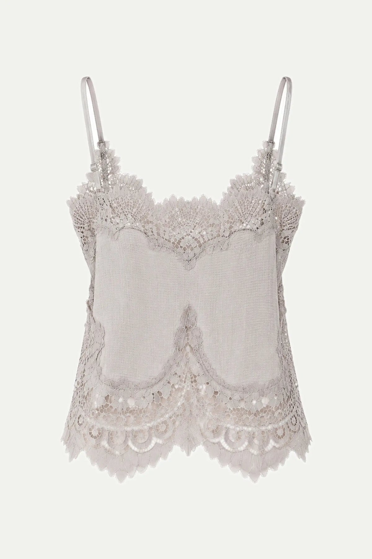 Stella Nova Underlayer Lace Top Top 876 Pearl Grey