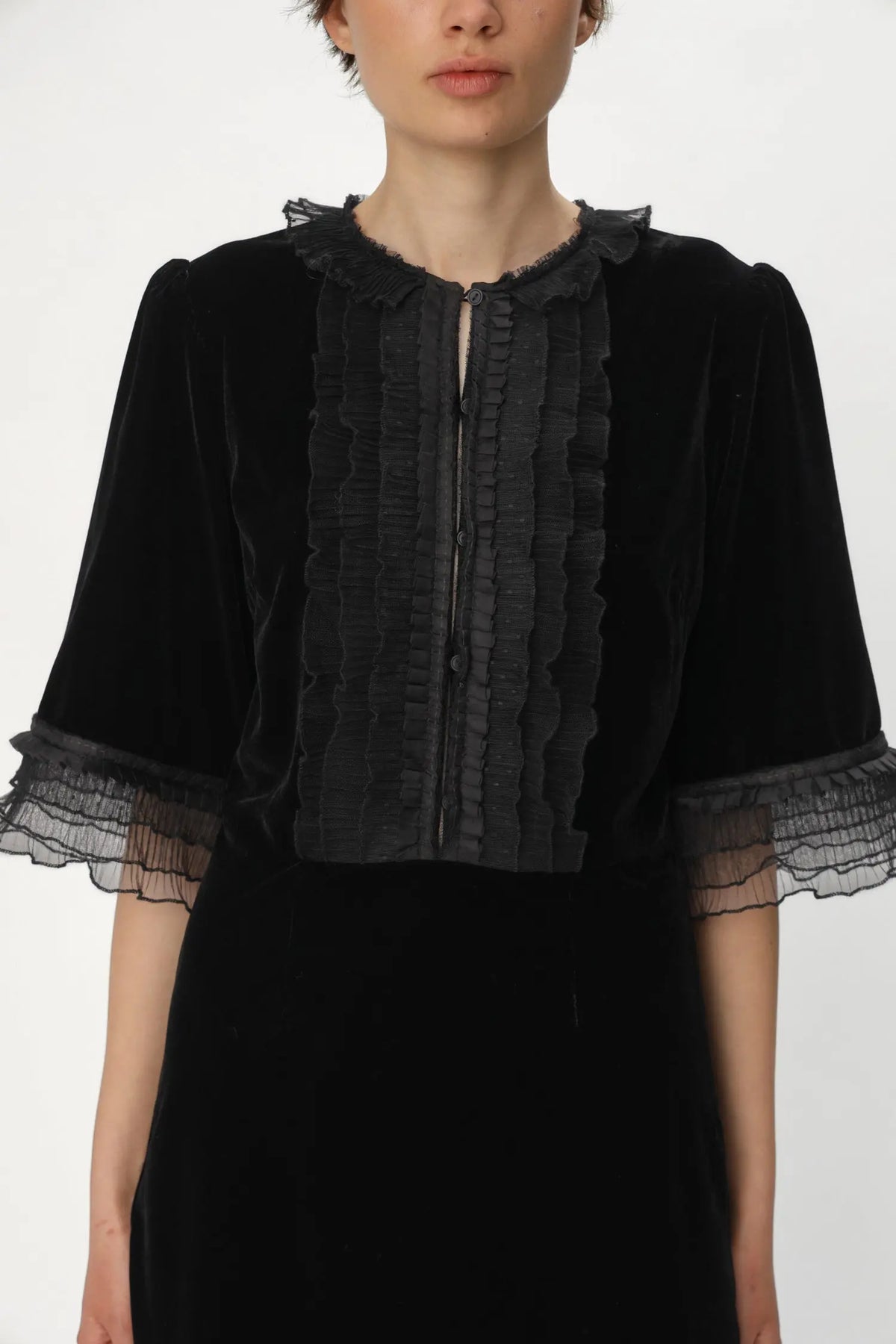 Stella Nova Velvet Dress Dress 999 Black