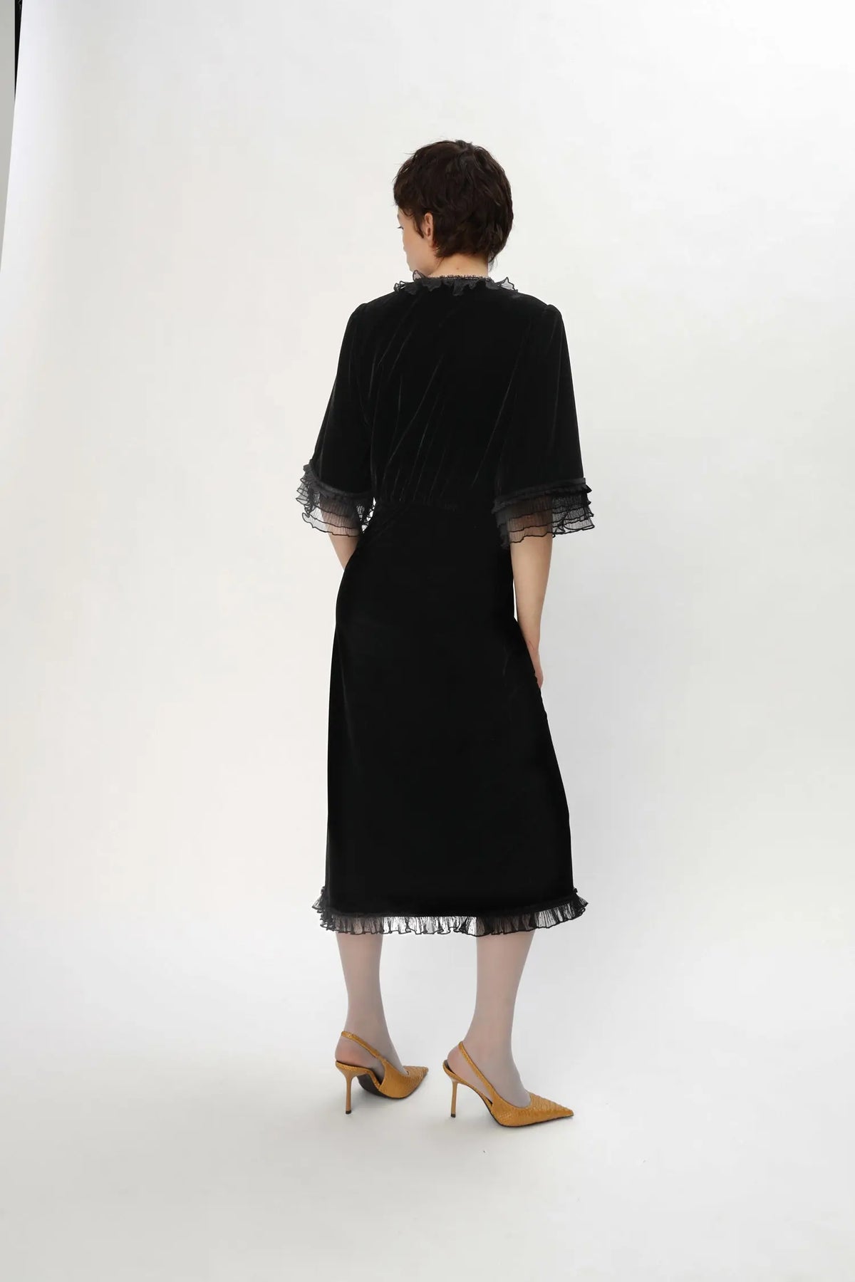 Stella Nova Velvet Dress Dress 999 Black