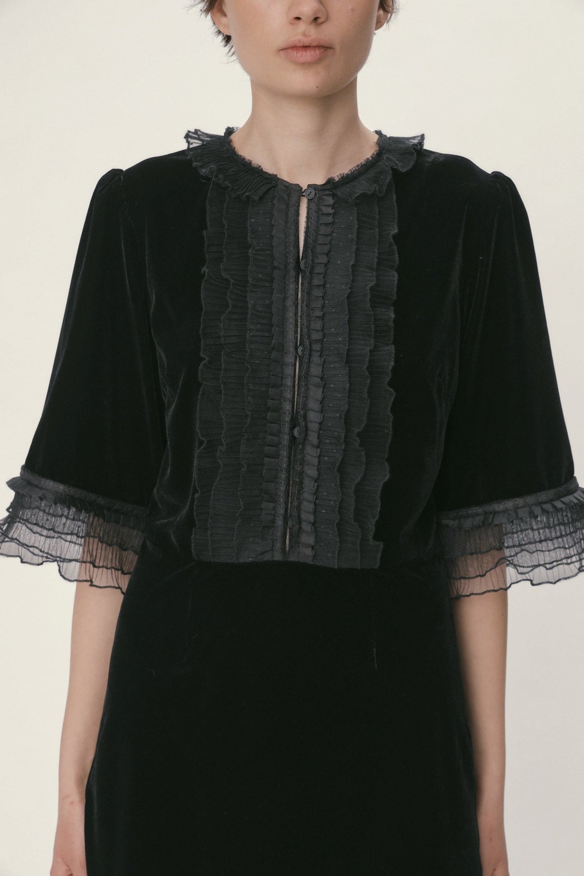 Stella Nova Velvet Dress Dress 999 Black