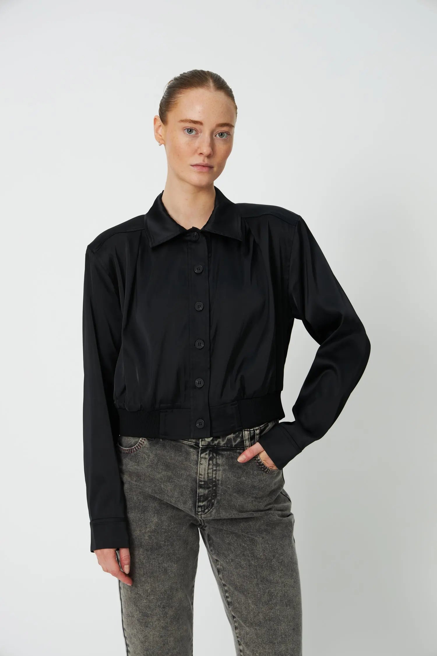 Stella Nova Volume Shirt Shirt 999 Black