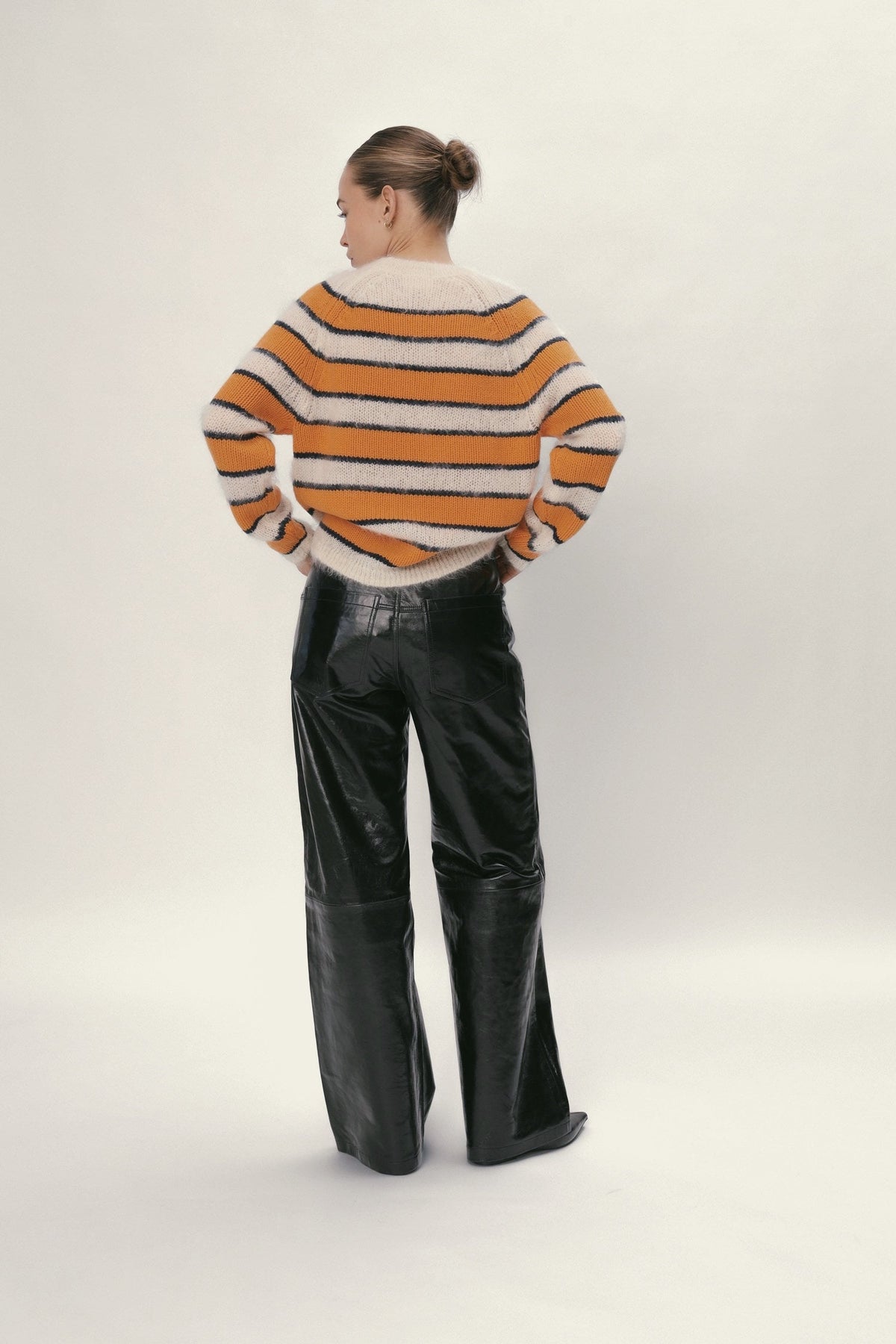 Stella Nova Wool Mix Mohair Sweater Sweater 748 Bright Orange