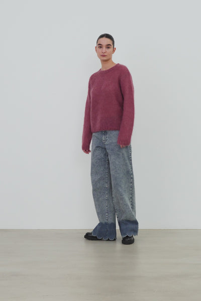 Stella Nova Luxury Mohair Sweater Sweater 528 Rose Dust