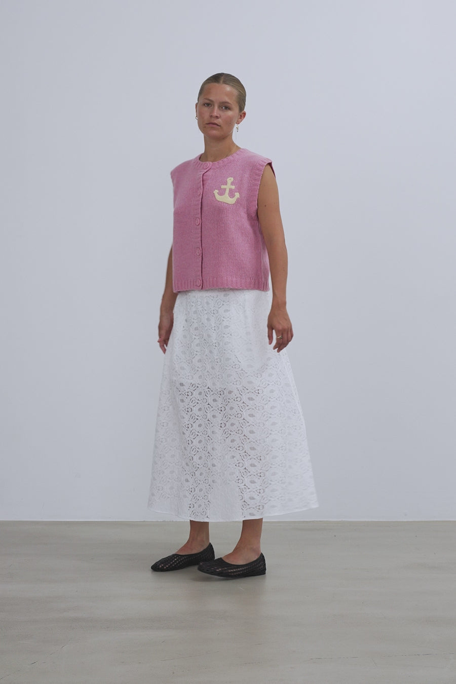 Anchor vest - Lilac