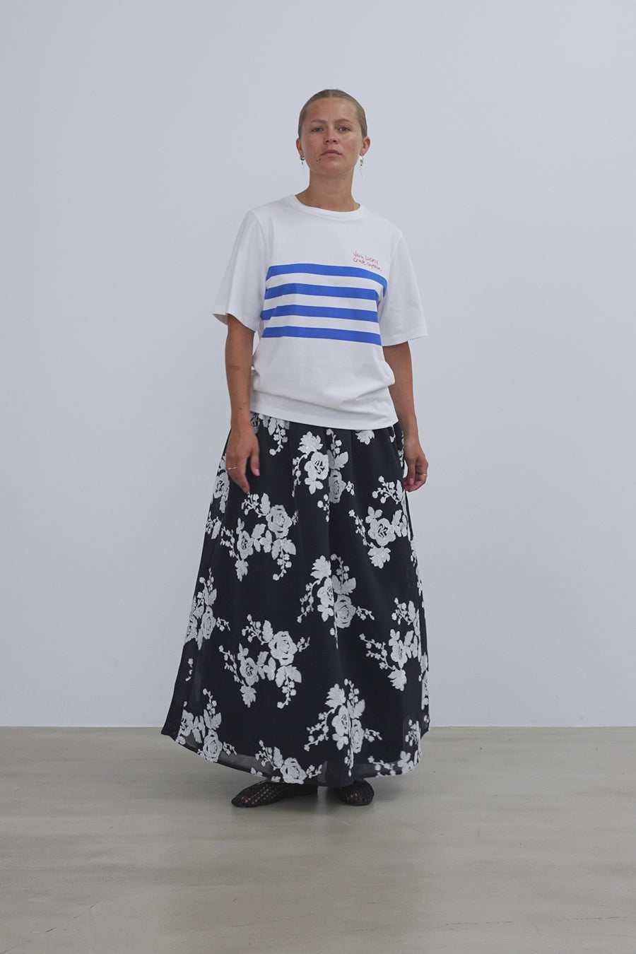 Stella Nova STELLA NOVA Printed T-shirt T-shirt 001 White