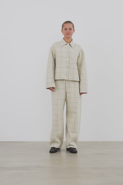 Stella Nova Checked Shirt Shirt 020 Creme Check