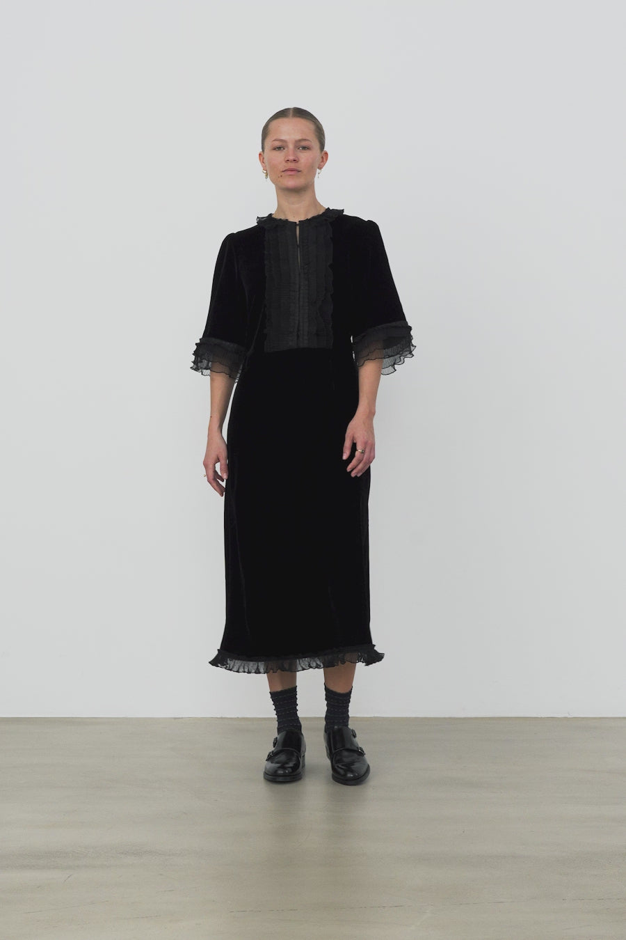 Stella Nova Velvet Dress Dress 999 Black