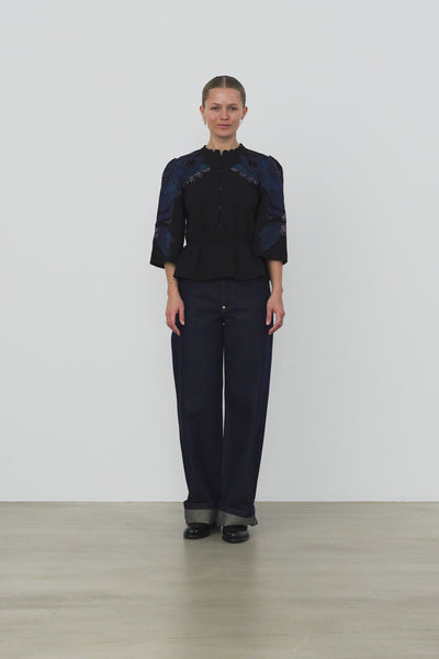 Stella Nova Butterfly Top Top 324 Dark Ocean Black