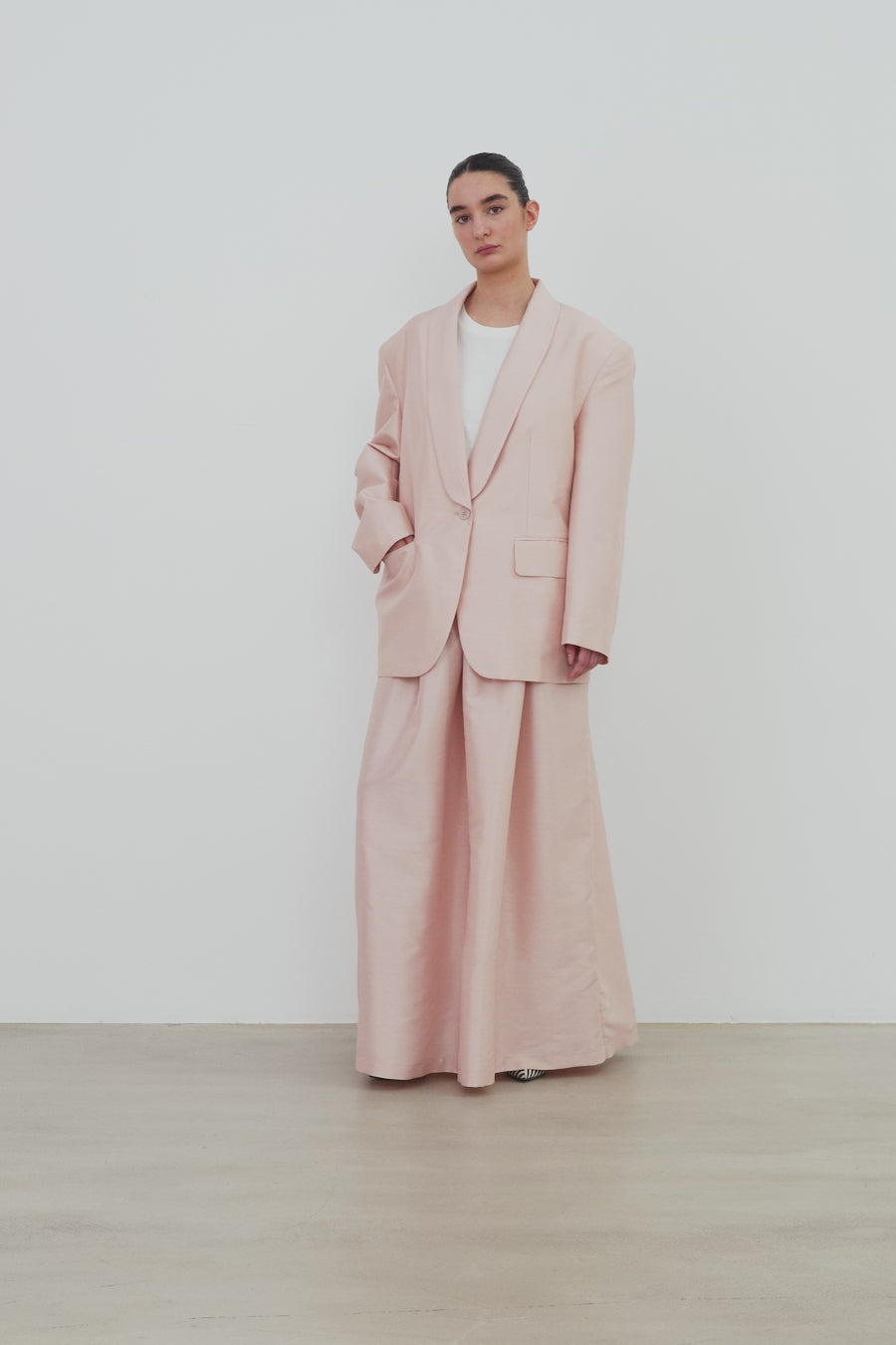 Stella Nova Festive Oversized Blazer Blazer 528 Rose Dust