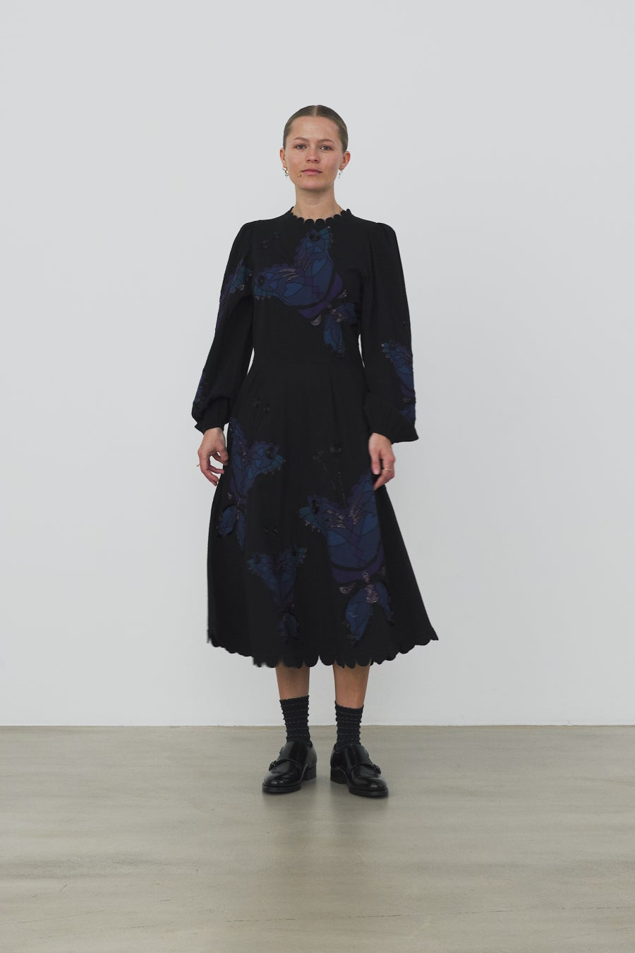 Stella Nova Butterfly Dress Dress 324 Dark Ocean Black