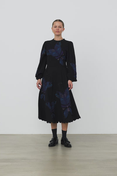 Stella Nova Butterfly Dress Dress 324 Dark Ocean Black