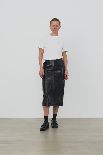 Stella Nova Patent Leather Pencil Skirt Skirt 999 Black
