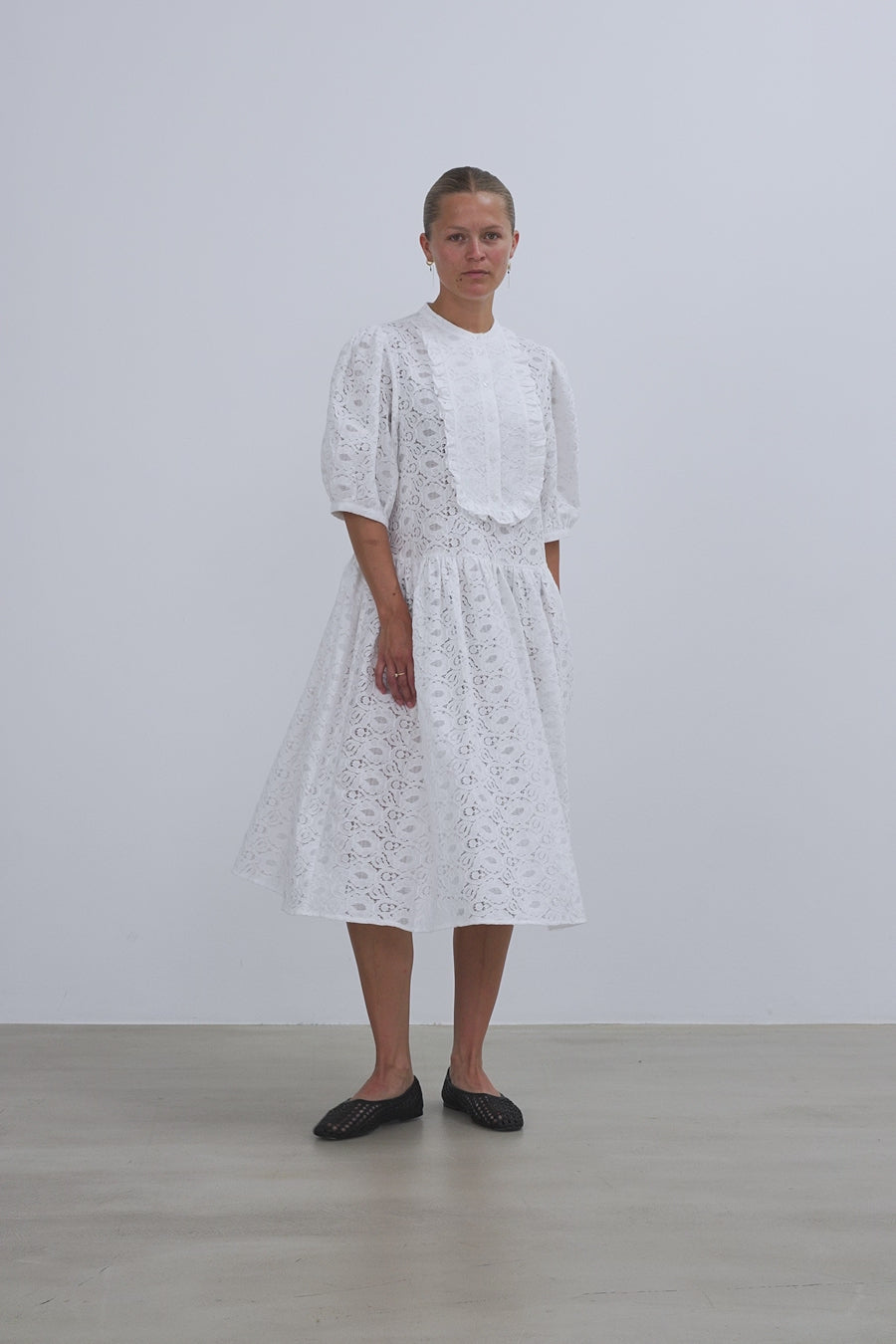 Stella Nova Cotton Lace Dress Dress 001 White