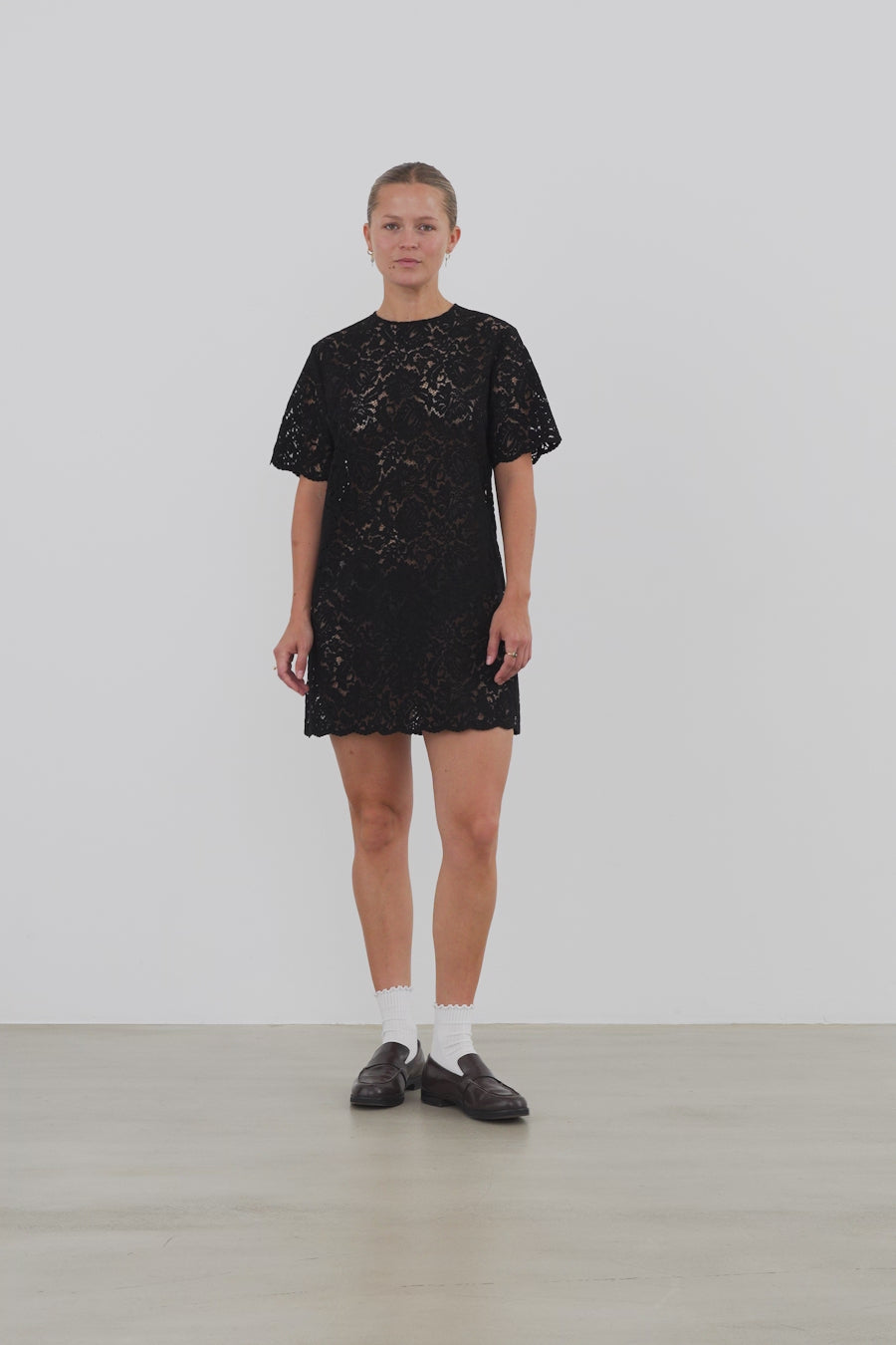 Stella Nova Mini Lace Dress Dress 149 Soft Yellow