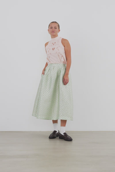 Stella Nova Bubble Midi Skirt Skirt 236 Mint Tea