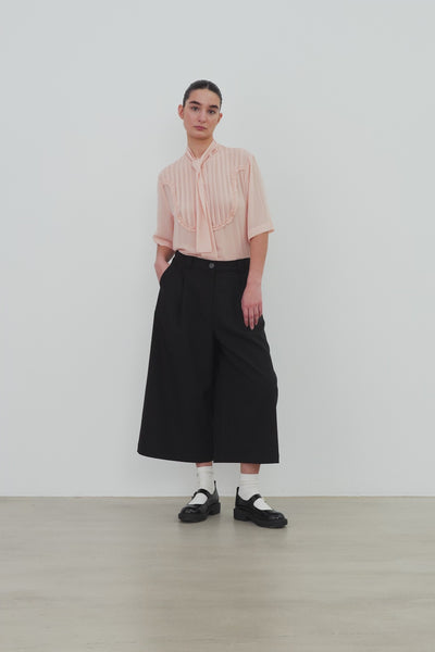 Stella Nova Cropped Mid-Waist Pants Pants 999 Black