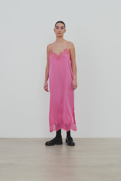 Stella Nova Underlayer Lace Dress Dress 567 Amazing Pink