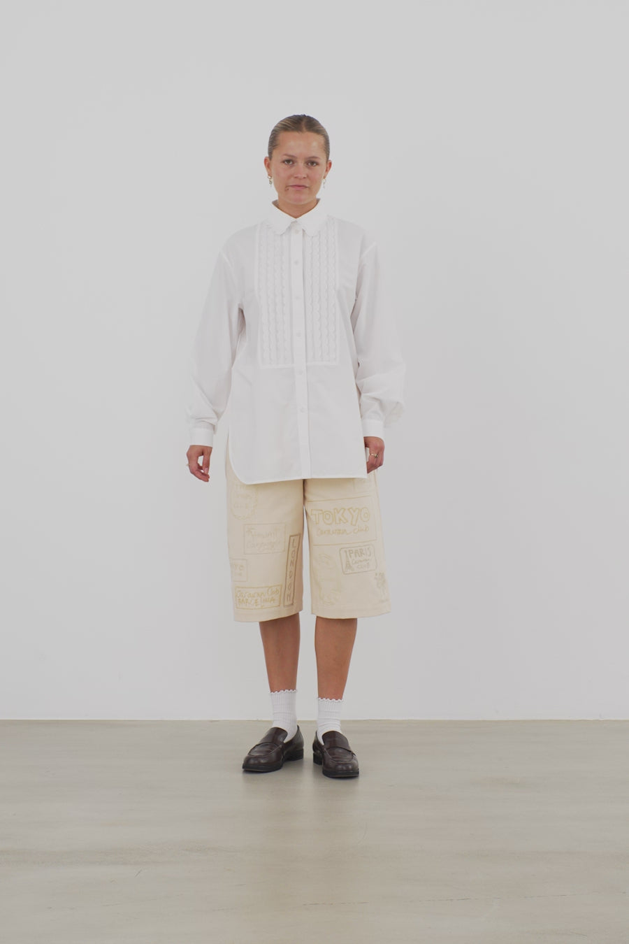 Stella Nova Cotton Poplin Shirt Shirt 026 Soft Powder