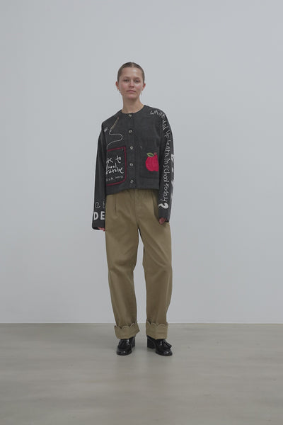 Stella Nova BACK TO SCHOOL Embroidered Jacket Jacket 993 Almost black