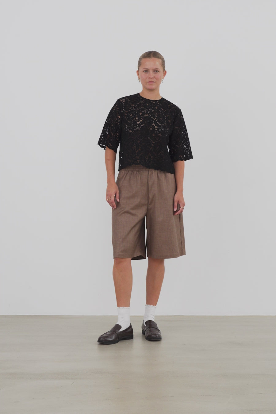 Stella Nova Lace Top Top 133 Soft Yellow