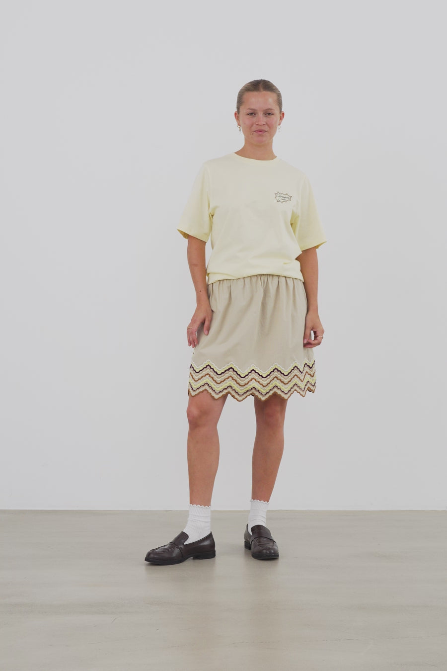 Stella Nova Embroidered Skirt Skirt 198 Army Touch