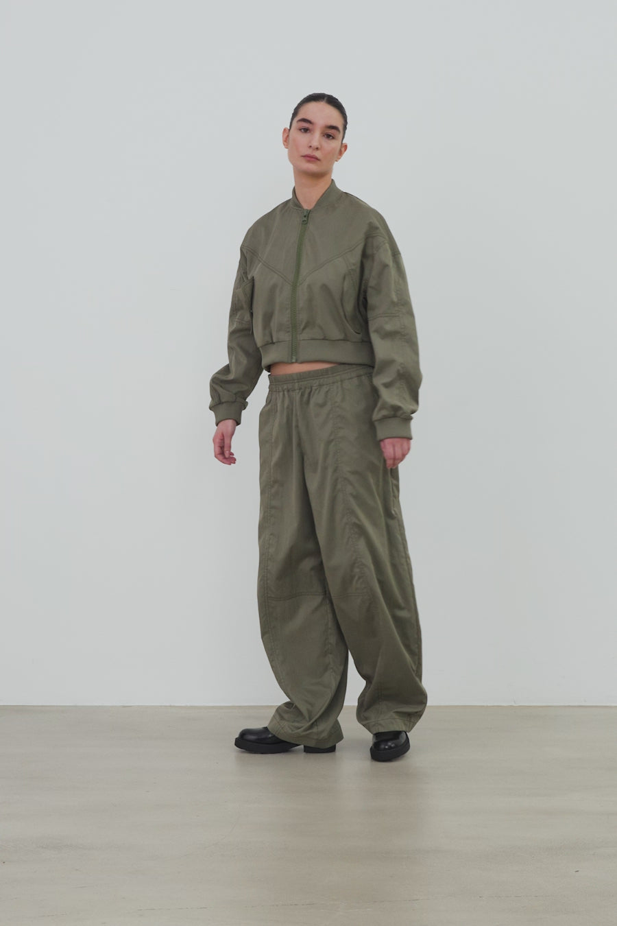 Stella Nova Combat Track Jacket Jacket 205 Dust Olive