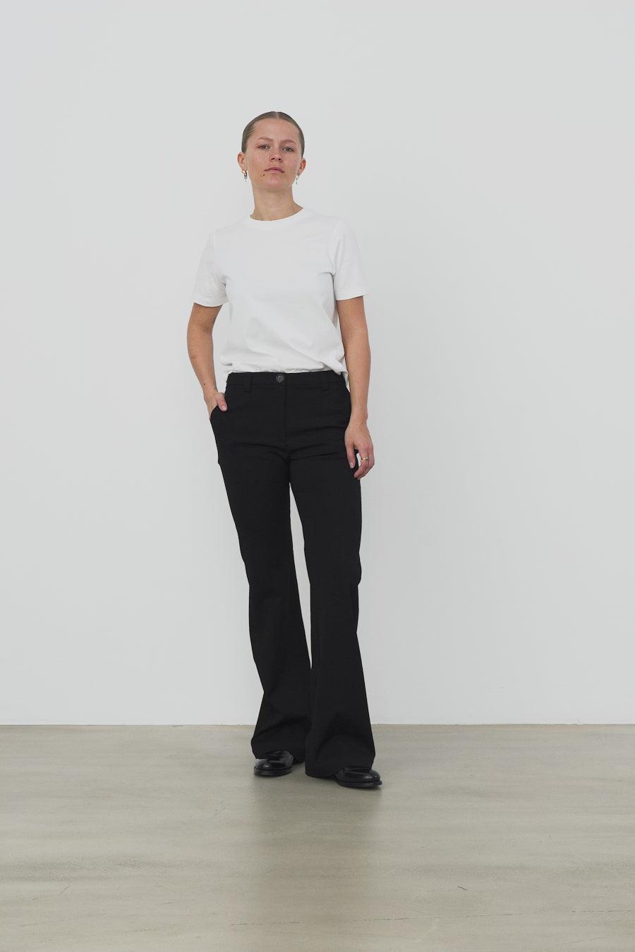 Stella Nova Tuxedo Flared Pants Pants 999 Black