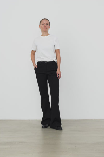 Stella Nova Tuxedo Flared Pants Pants 999 Black